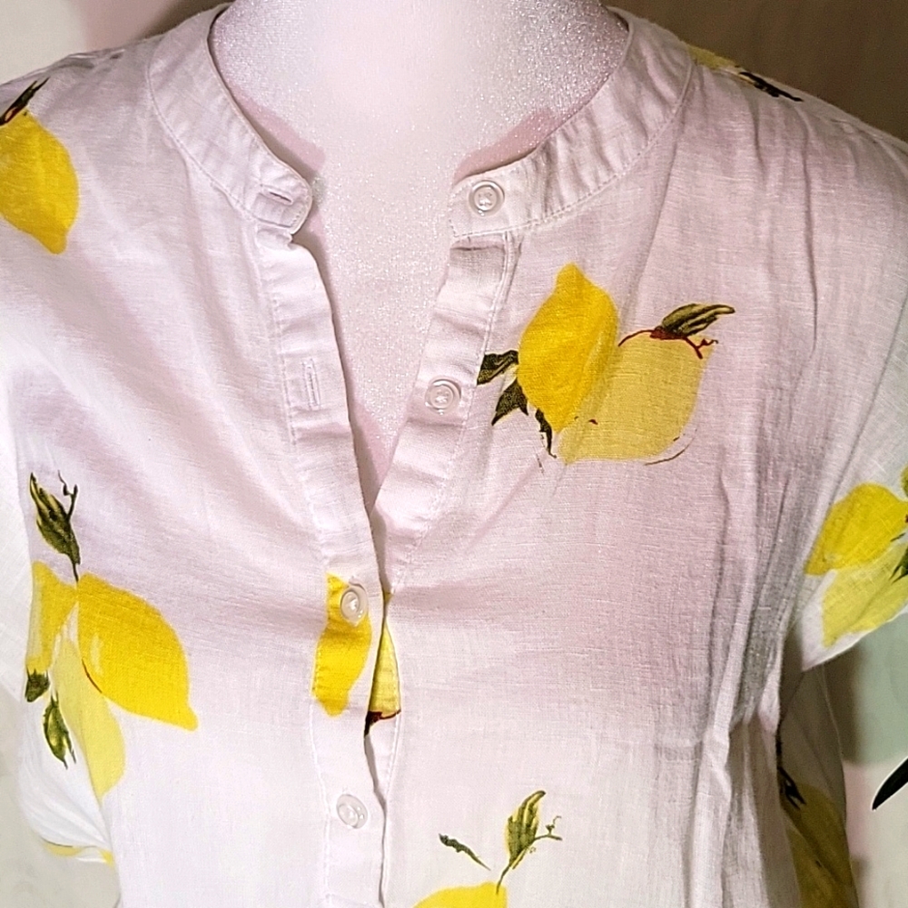 Rails Linen Lemon Sundress - image 8